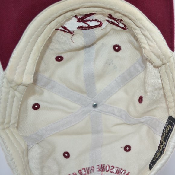 Vintage 90's Signed Lonesome River Band Folk Bluegrass Canvas Ball Cap Hat - Picture 8 of 9